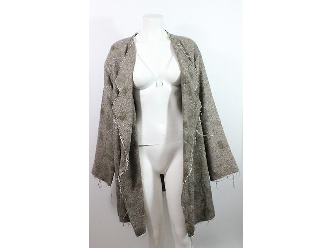 Chaqueta oversize Miller et Bertaux Marrón Beige Gris Castaño - vista 5