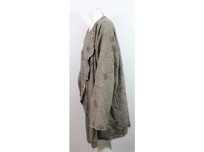 Chaqueta oversize Miller et Bertaux Marrón Beige Gris Castaño - vista 6