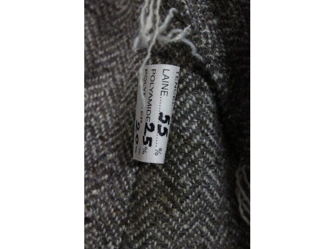 Chaqueta oversize Miller et Bertaux Marrón Beige Gris Castaño - vista 8
