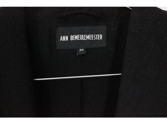 Abrigo ligero negro Ann Demeulemeester - vista 10