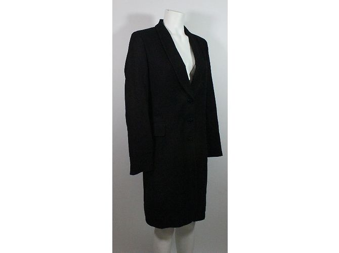 Abrigo ligero negro Ann Demeulemeester - vista 8