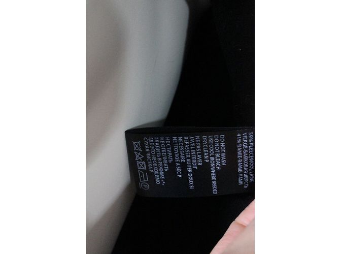 Abrigo ligero negro Ann Demeulemeester - vista 9