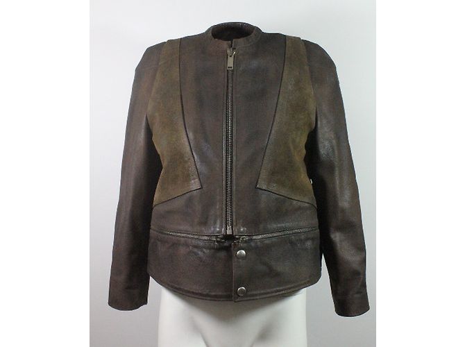 Golden Goose Lederjacke braun - Ansicht 3