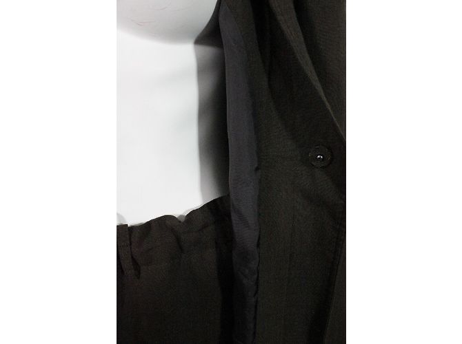 Y'S Calça de blazer Ensemble Marrom Caqui - vista 10