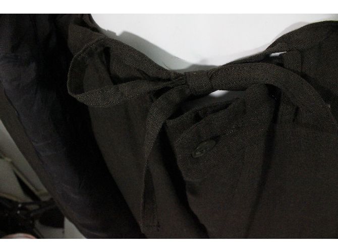 Y'S Calça de blazer Ensemble Marrom Caqui - vista 11
