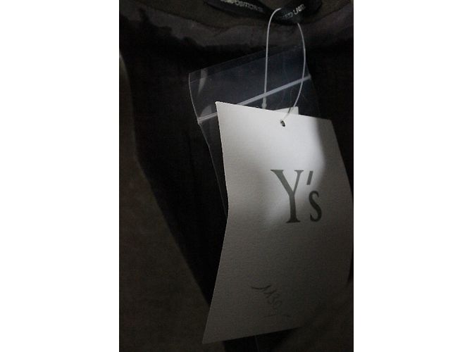Y'S Calça de blazer Ensemble Marrom Caqui - vista 13