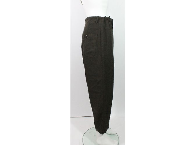 Y'S Calça de blazer Ensemble Marrom Caqui - vista 8