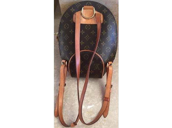 Ellipse Louis Vuitton Zaino ellittico Marrone - vista 3