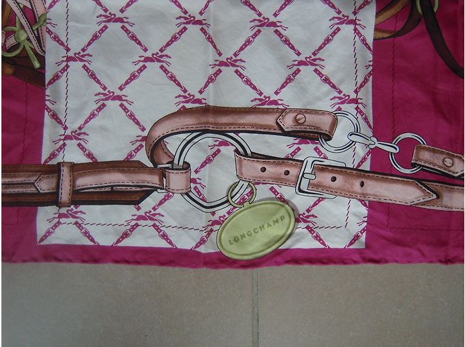 Longchamp Silk scarf - view 3