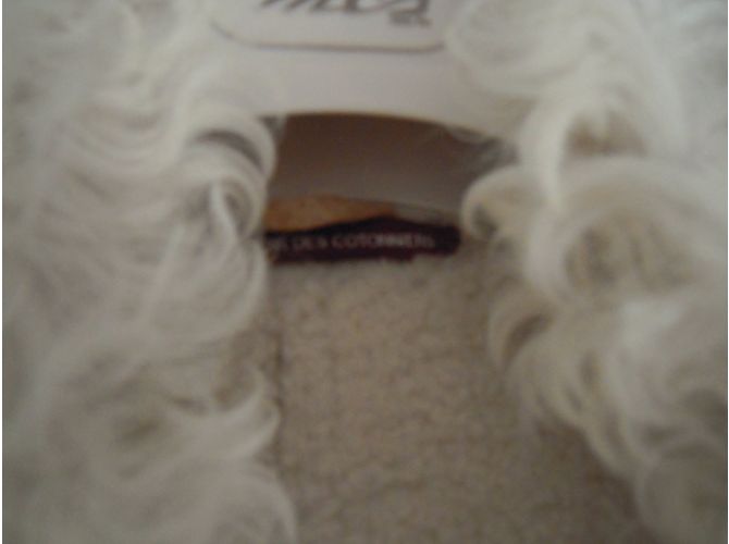 Abrigo Nanette Comptoir Des Cotonniers de piel de oveja beige - vista 3