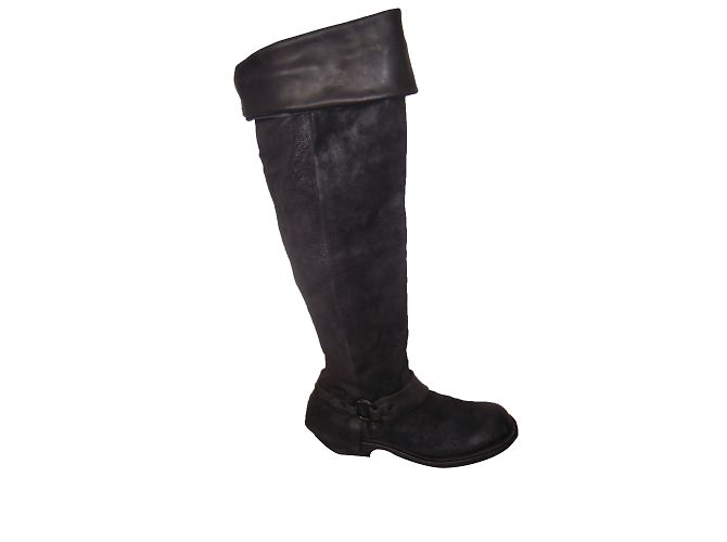 Autre Marque Botas de montar AS98 de cuero negro - vista 2