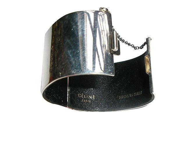 Brazalete Céline Plateado Plata - vista 2