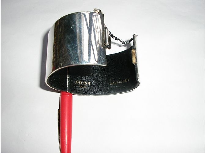 Brazalete Céline Plateado Plata - vista 3