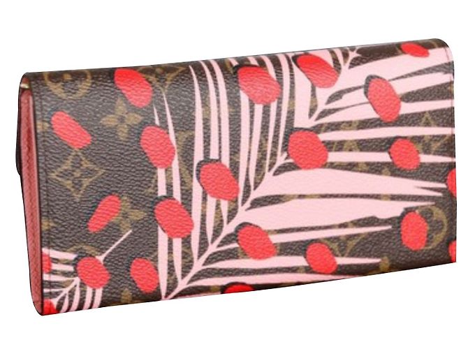 Louis Vuitton Sarah Monogram Palm Springs Jungle 2016 Esaurito Marrone Rosa - vista 2