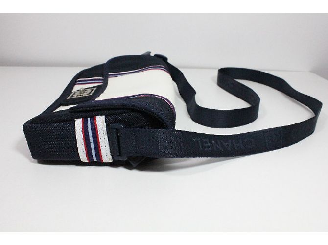 Timeless Chanel Sport senza tempo Bianco Rosso Blu - vista 6