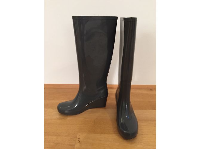 Valentino botas de goma rainboots arco gris - vista 7
