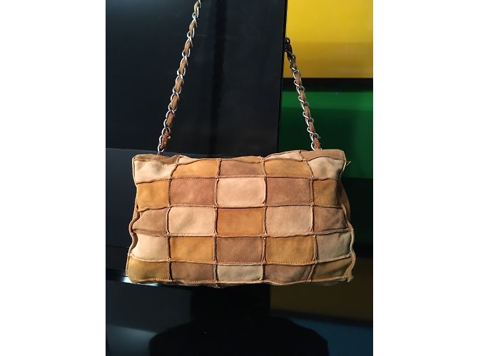 2.55 Chanel patchwork Beige Cognac Caramel - view 4