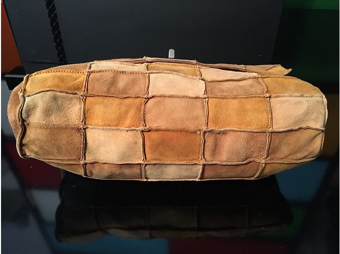2.55 Chanel patchwork Beige Cognac Caramel - view 8