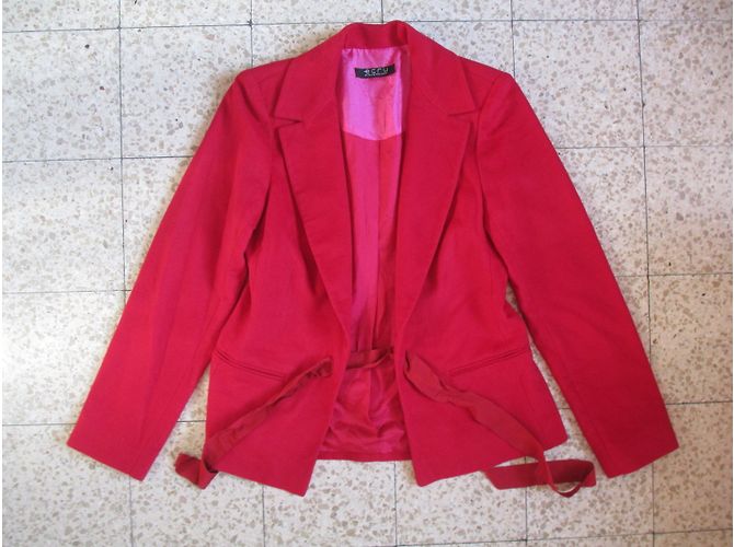 Autre Marque Giacca rossa in lana e cashmere Florence Korn - vista 3