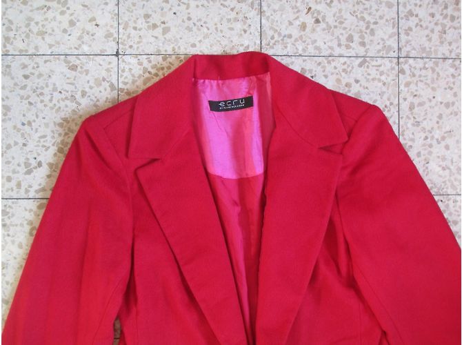Autre Marque Giacca rossa in lana e cashmere Florence Korn - vista 4