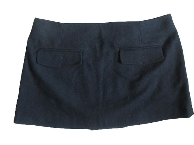 Gonna in lana nera Comptoir Des Cotonniers Nero - vista 2