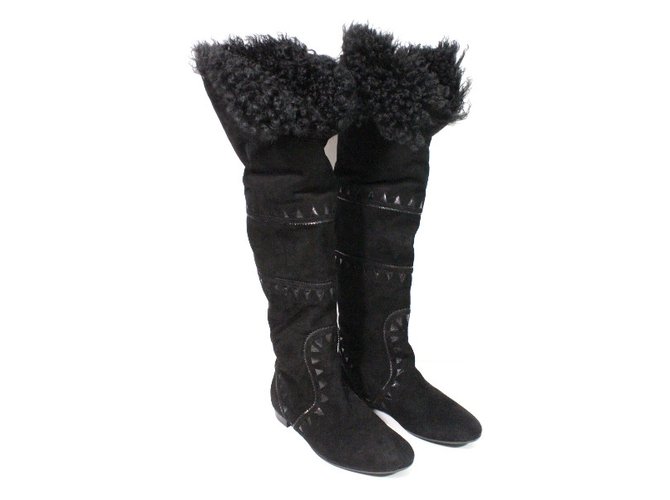 Alexandra Neel Botas ajustadas Negro - vista 2