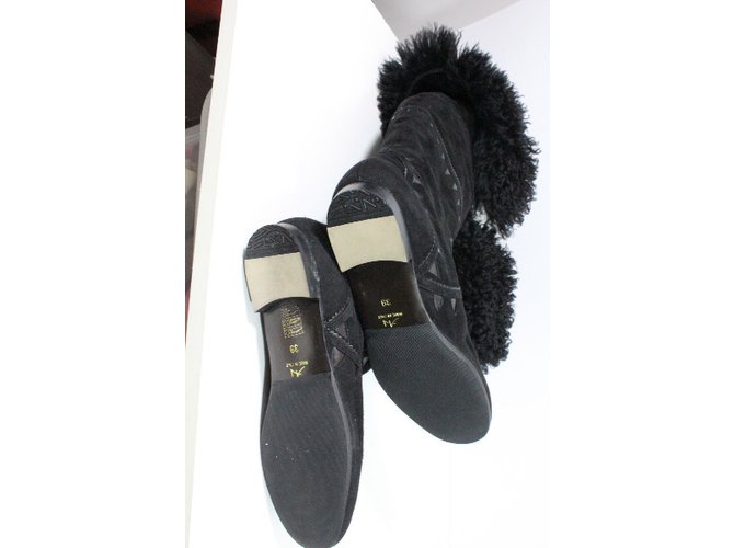 Alexandra Neel Botas ajustadas Negro - vista 7