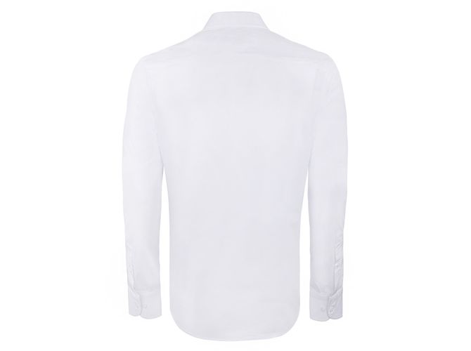 Lacoste Camicia bianca slim fit - vista 2