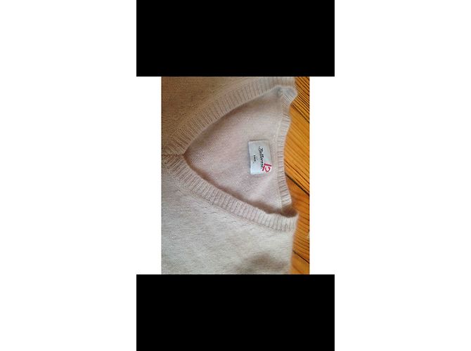Pull Bellerose en laine et angora crème Écru - vue 3