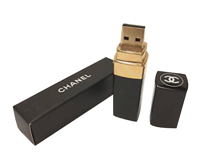 SELTENER CHANEL Lippenstift USB FLASH DRIVE Schwarz - Ansicht 2