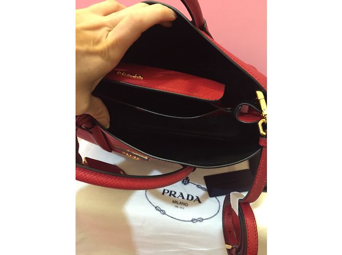Prada Bolsa forrada de saffiano - vista 3