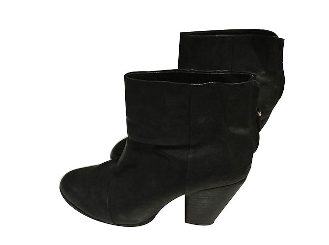 Botines Rag & Bone de piel negra Talla 39 Negro - vista 2