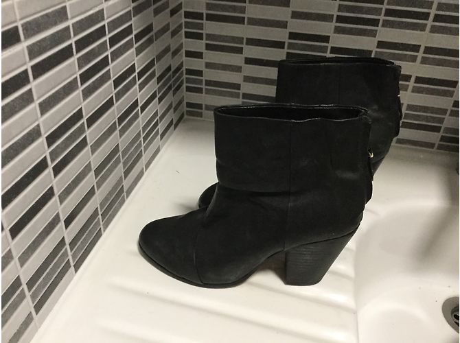 Botines Rag & Bone de piel negra Talla 39 Negro - vista 4