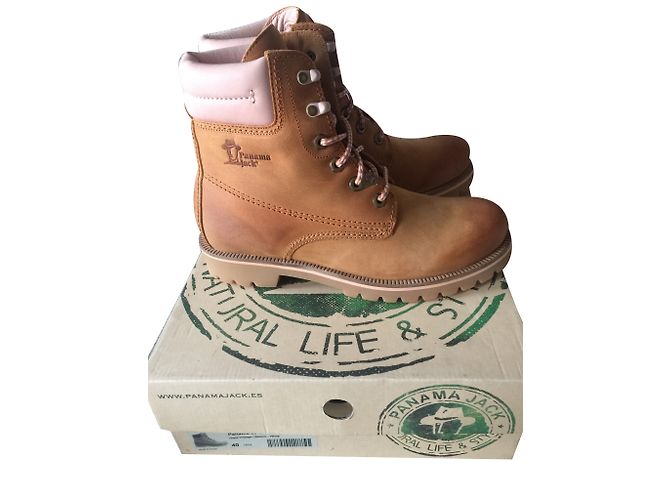 Autre Marque Botas Panama Jack de piel marrón Castaño - vista 2