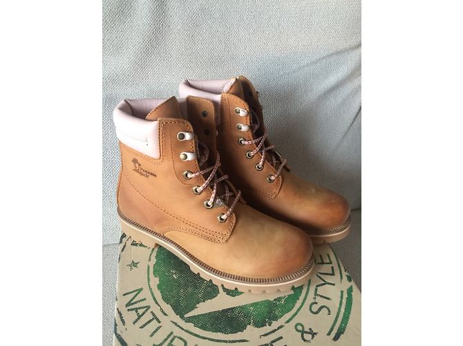 Autre Marque Botas Panama Jack de piel marrón Castaño - vista 3
