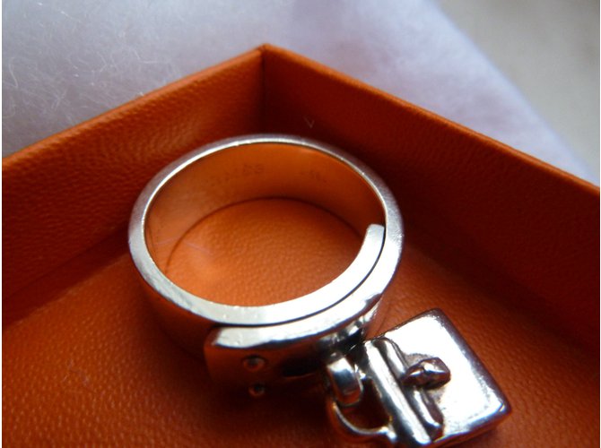 Hermès anillo Plata - vista 5