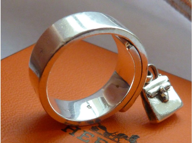 Hermès anillo Plata - vista 6