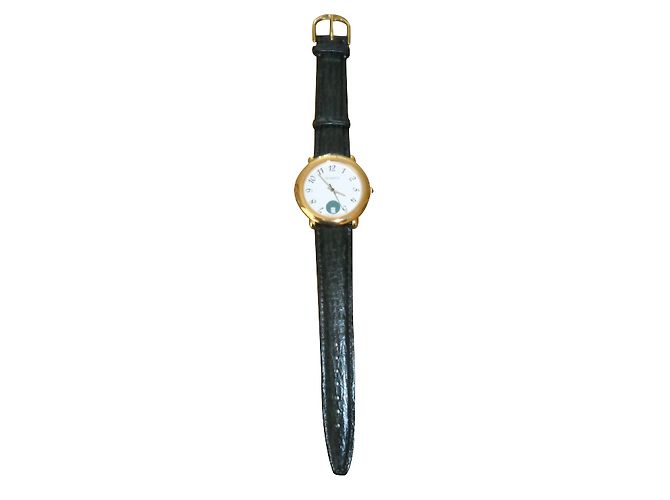 Autre Marque Relógio Mondaine M-watch Ouro e Verde Aço 37mm - vista 2