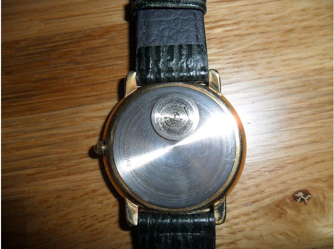 Autre Marque Relógio Mondaine M-watch Ouro e Verde Aço 37mm - vista 5