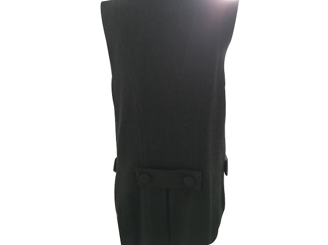 Bel Air Sublime Gilet Schwarz Wolle - Ansicht 2
