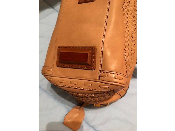 Borsa Gucci in pelle beige - vista 4