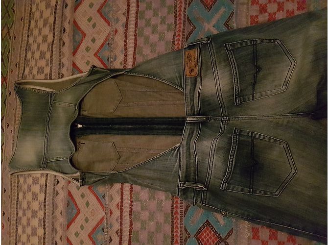 Mono de denim Diesel azul - vista 5