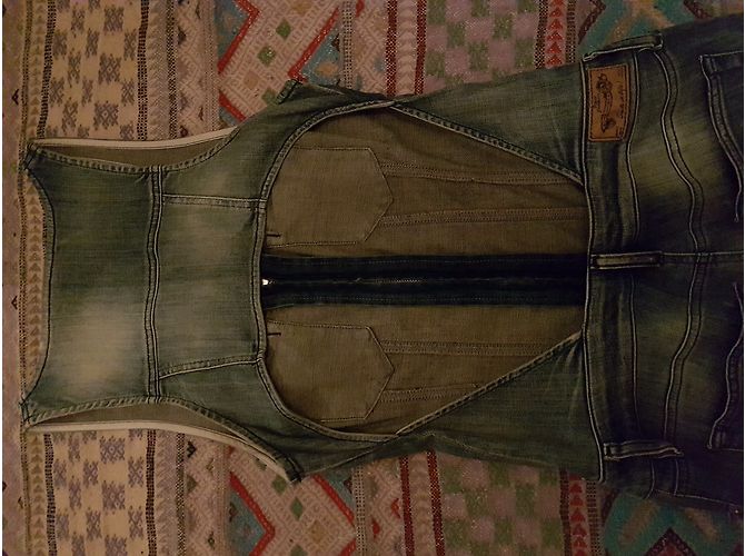 Mono de denim Diesel azul - vista 6