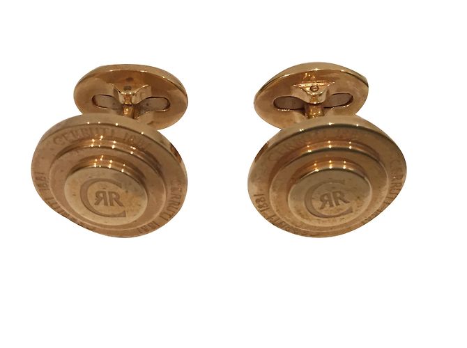 Gemelli Cerruti 1881 in metallo dorato D'oro - vista 2