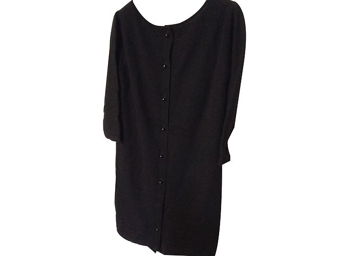 Eleven Paris Kleid schwarz aus Kaschmir Größe 36 - Ansicht 2
