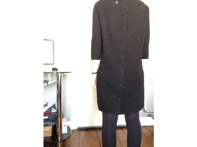 Eleven Paris Kleid schwarz aus Kaschmir Größe 36 - Ansicht 5