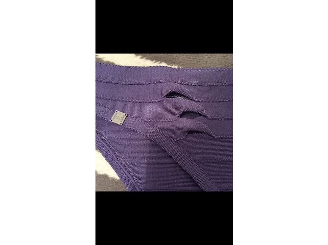 Herve Leger Badeanzug in Größe XS Lila - Ansicht 6