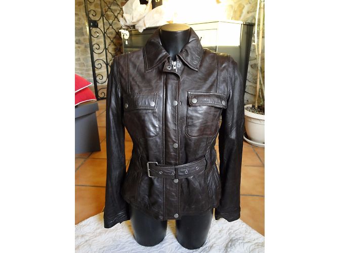 Mac Douglas Chaqueta de cuero - vista 3