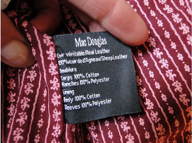 Mac Douglas Chaqueta de cuero - vista 7