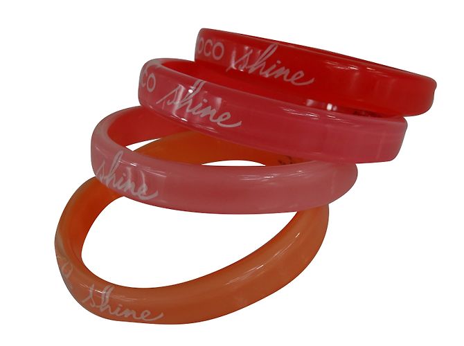 Chanel Pulsera Multicolor Coral - vista 2